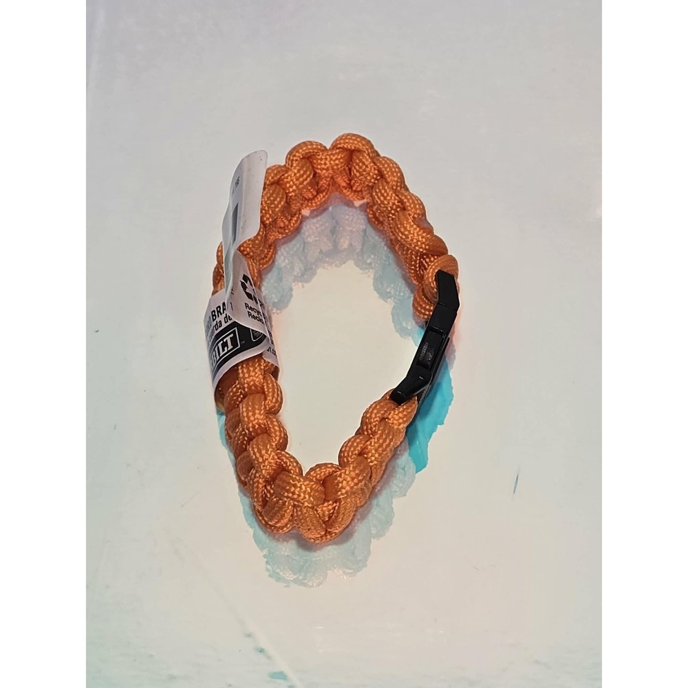 Everbilt Paracord Survival Bracelet Orange‎ Adjustable NWT Outdoor Gear